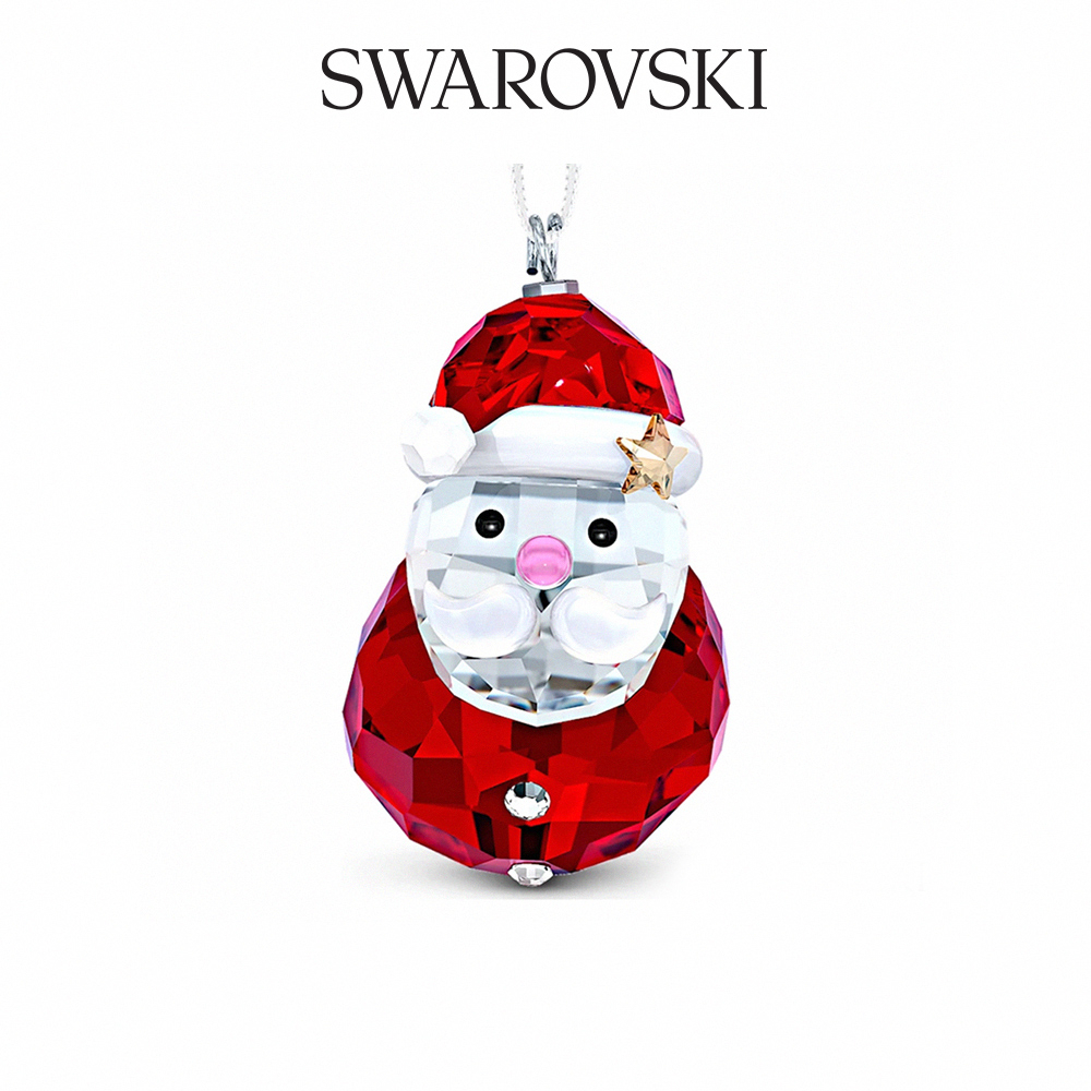 SWAROVSKI 施華洛世奇 搖擺聖誕老人掛飾