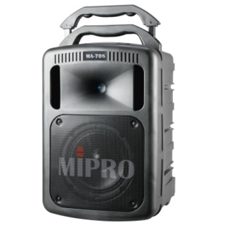 MIPRO MA-708 豪華型手提式無線擴音機 (附手握無線麥克風*2)