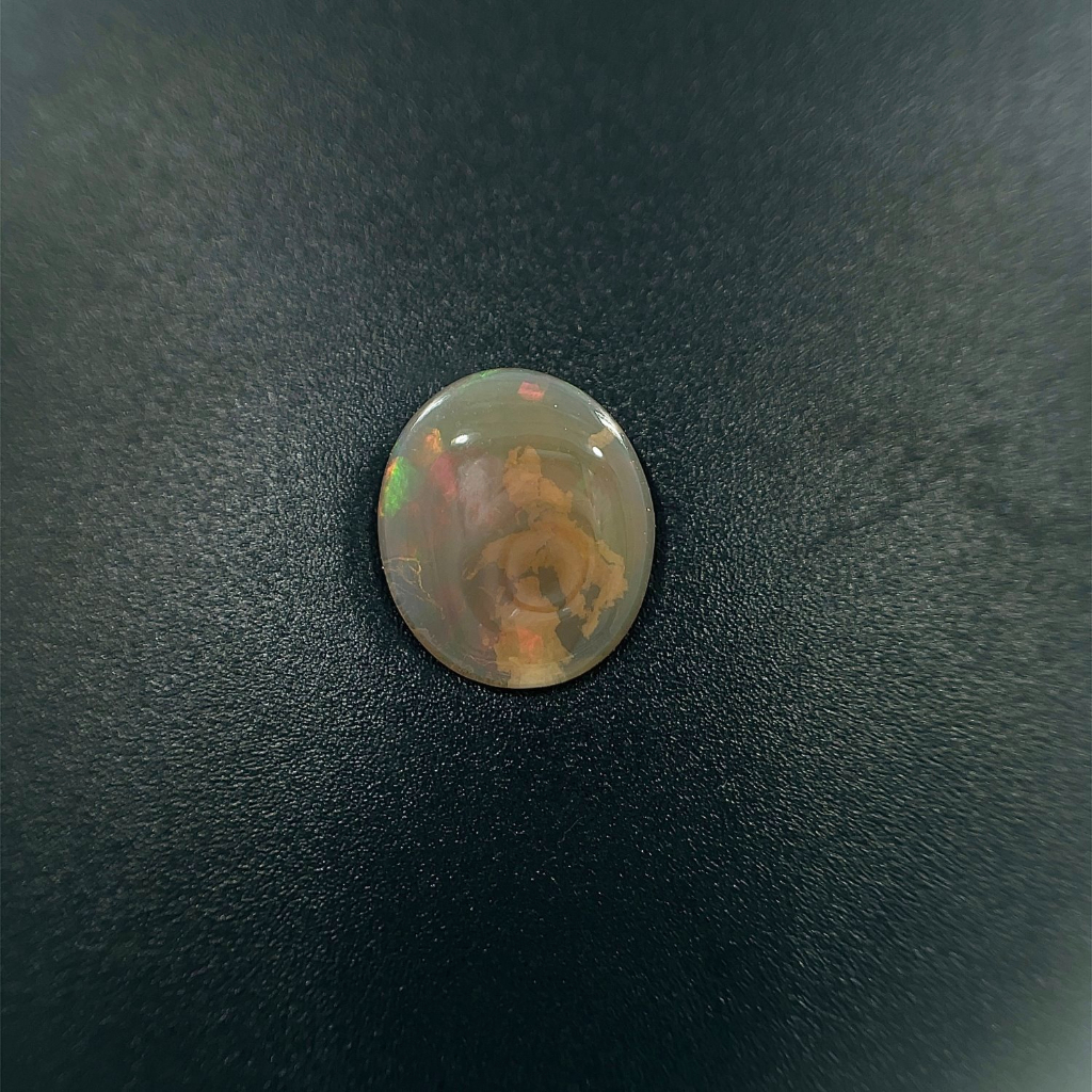 天然黑蛋白石(Black Opal)裸石1.54ct [基隆克拉多色石]