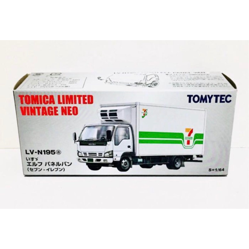 Tomytec TLV LV-N195a  ELF 7-11 貨車 超商 Tomica