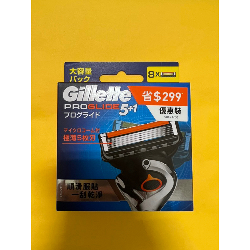 Gillette吉列 Proglide無感系列刮鬍刀頭（8刀頭）proshield鋒護系列刮鬍刀頭 (8刀頭)