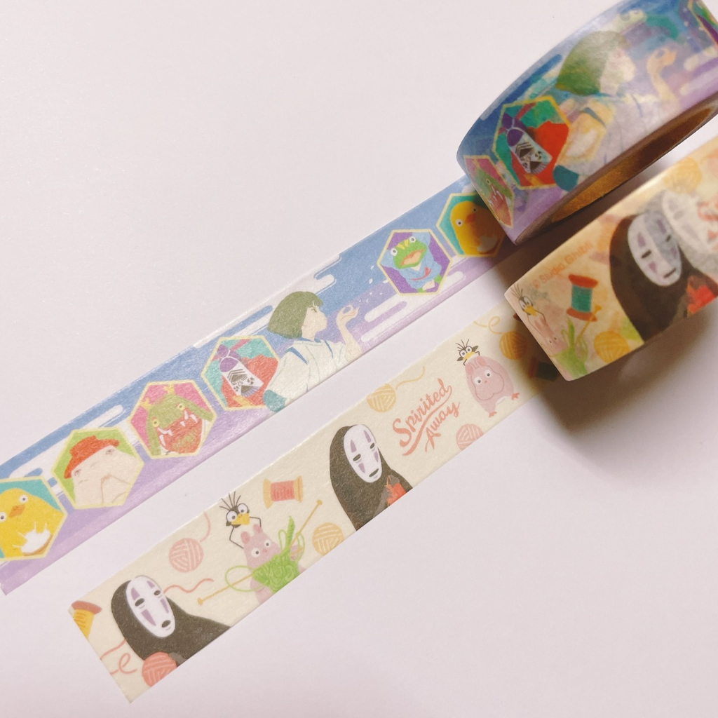 【分裝紙膠帶】日本紙膠帶 吉卜力工作室系列-神隱少女 分裝 100cm 現貨 (兩入一組)
