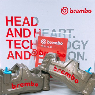 「Brembo卡鉗先生」 Brembo GP4-RR CNC 一體單叉銷 鈦合金活塞 (左+右邊) 100/108mm