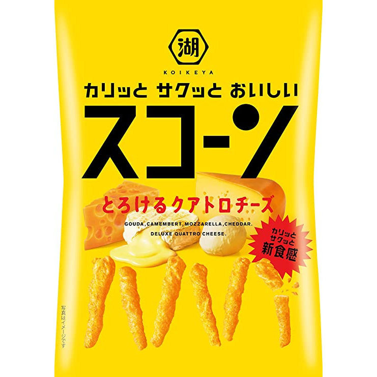 Koikeya 湖池屋 Sucorn 玉米片 四種奶酪 78g x 12袋 日本零食 日本直郵