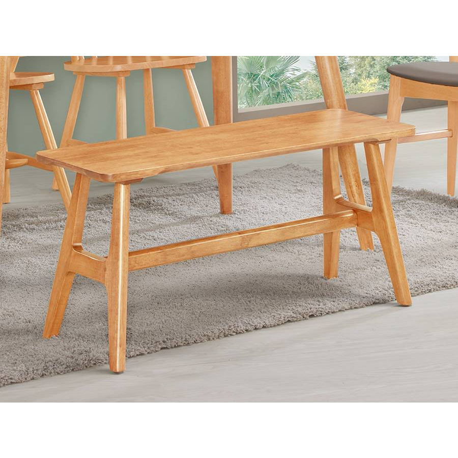 【萊夫家居】JF-482-5：原木色3.3尺實木板凳【台中家具】長板凳 實木椅 餐椅 雙人板凳 實木餐椅 北歐風實木椅
