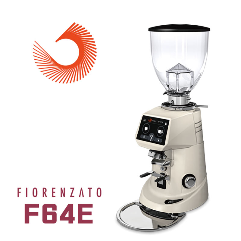 【Fiorenzato】F64E 營業用磨豆機/HG0935PW-2(220V/珍珠白)|Tiamo品牌旗艦館