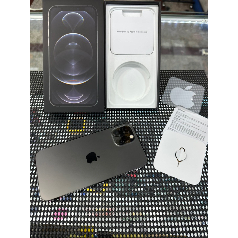 【二手/極新/盒裝】9.9成新Apple iPhone 12 Pro 512g 黑【電池健康程度90%/已過保固】