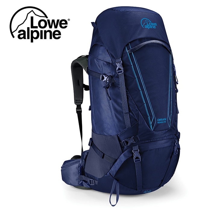 【Lowe Alpine 英國】Diran ND 50:60 重裝登山背包 藍圖 女款 #FMQ06｜登山健行後背包