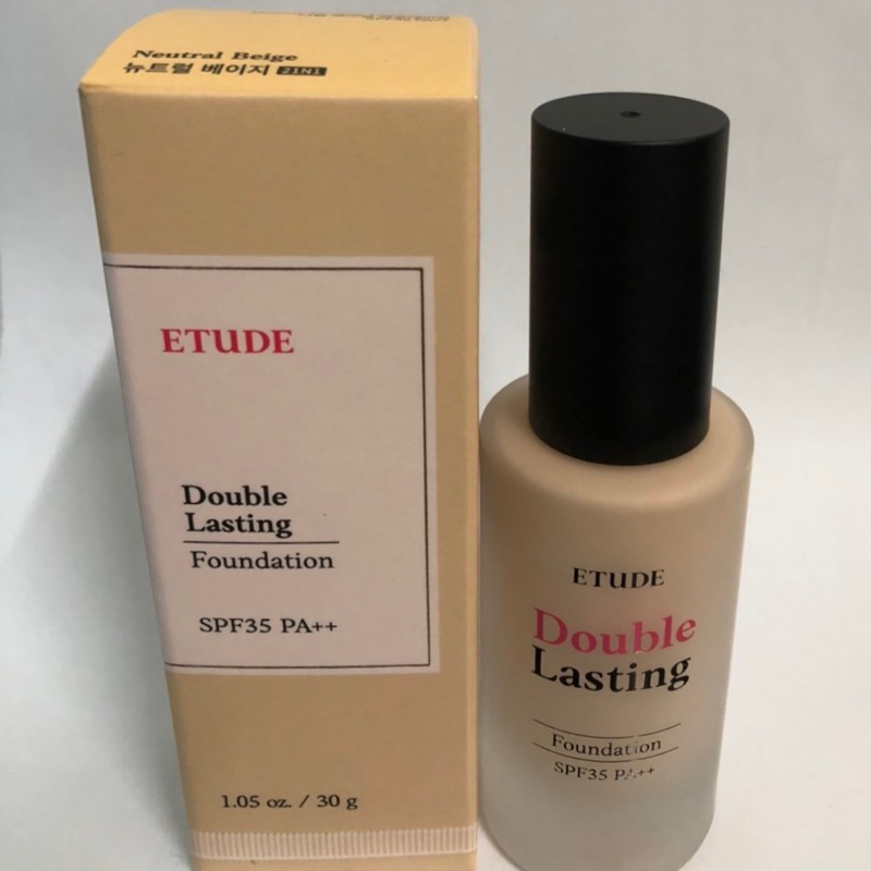《全新》ETUDE HOUSE 新款 30ml 黑蓋粉底液 N04油性肌膚 遮瑕 控油款