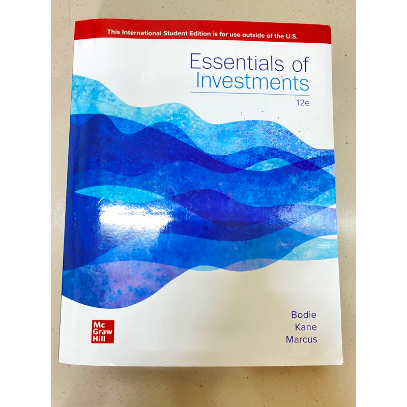 Essentials of Investments 投資學課本12版