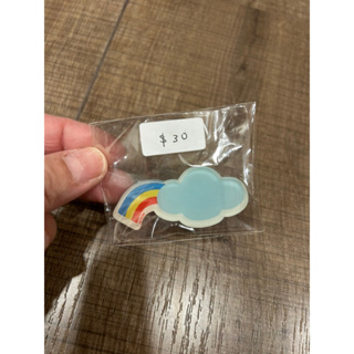 全新 日式雜貨 雲朵☁️彩虹🌈可愛 小別針🧷