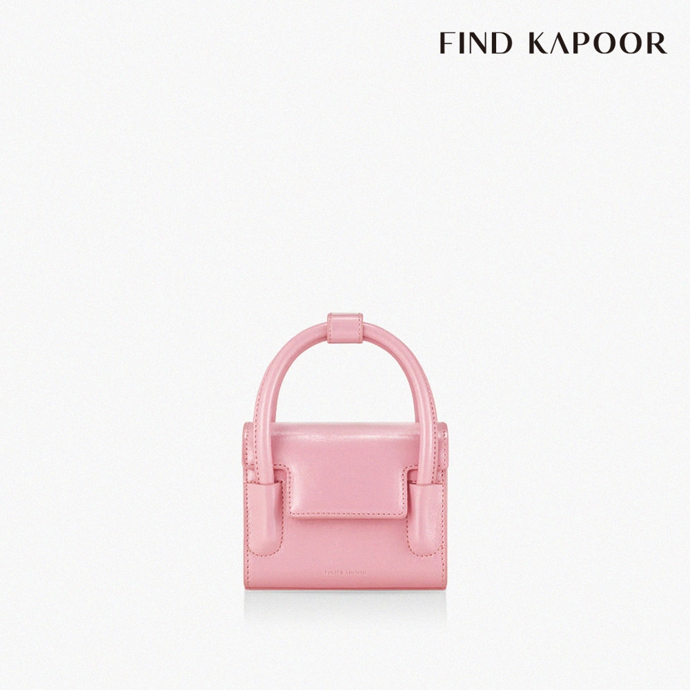 FIND KAPOOR MARTY 12 褶紋系列 翻蓋手提斜背方包- 粉色