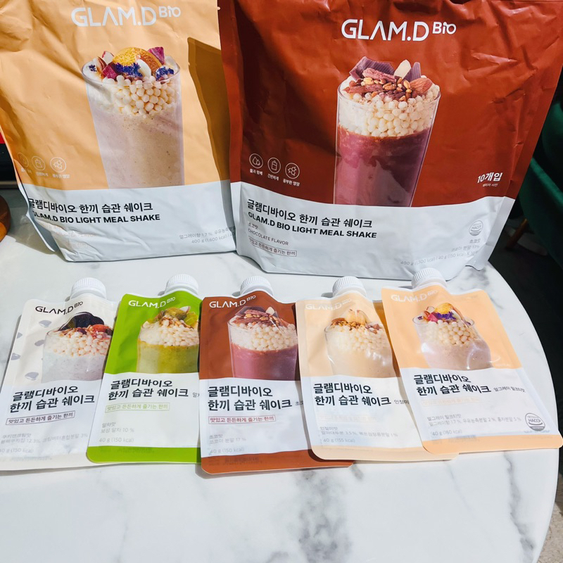 ❤️限時優惠 現貨 GLAM.D 可口輕盈奶昔 奶油餅乾/香濃伯爵/抹茶/巧克力/麻糬 40g/包 代餐奶昔 零食 穀物