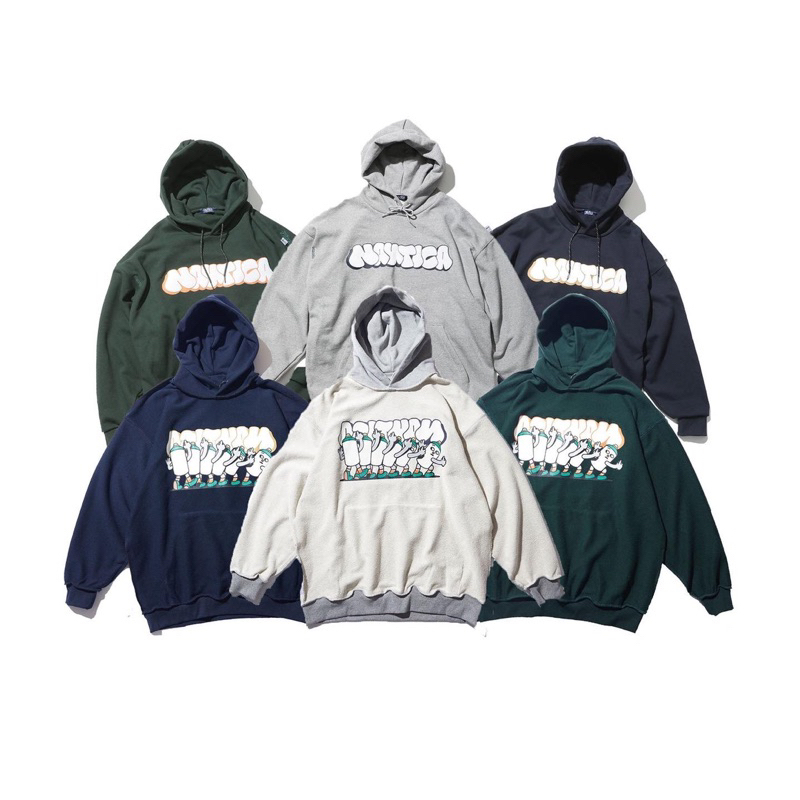 (清倉特價）NAUTICA JP x STACK HOODIE 日系聯名帽T 重磅刺繡 寬鬆雙面穿 帽T