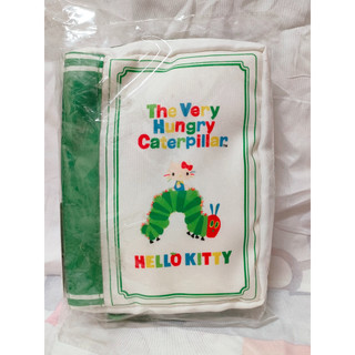 ＊謝啦二手書＊ 屈臣氏 生活大玩家 Hello kitty x 好餓的毛毛蟲書本式化妝包-全新