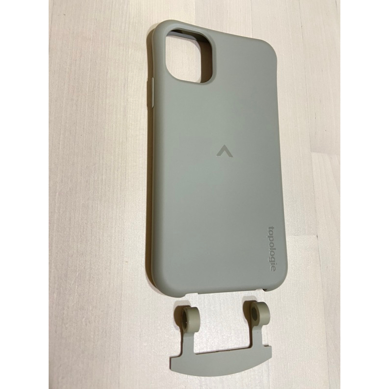 【二手現貨】Apple iPhone 11 全包 磨砂 手機殼 Topologie Dolomites 石灰色