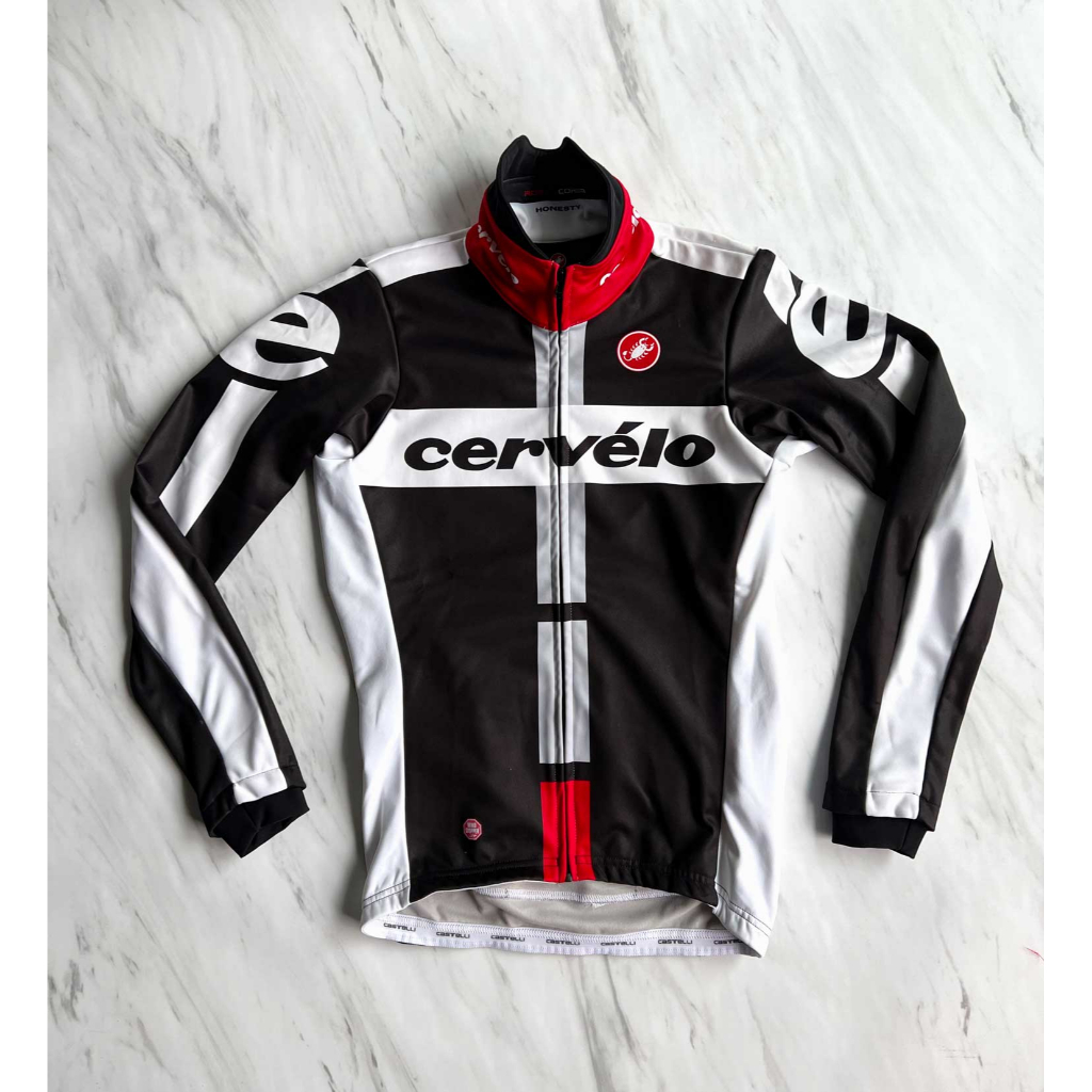 CASTELLI 義大利 蠍子牌 Cervelo 防風保暖外套 男 S碼