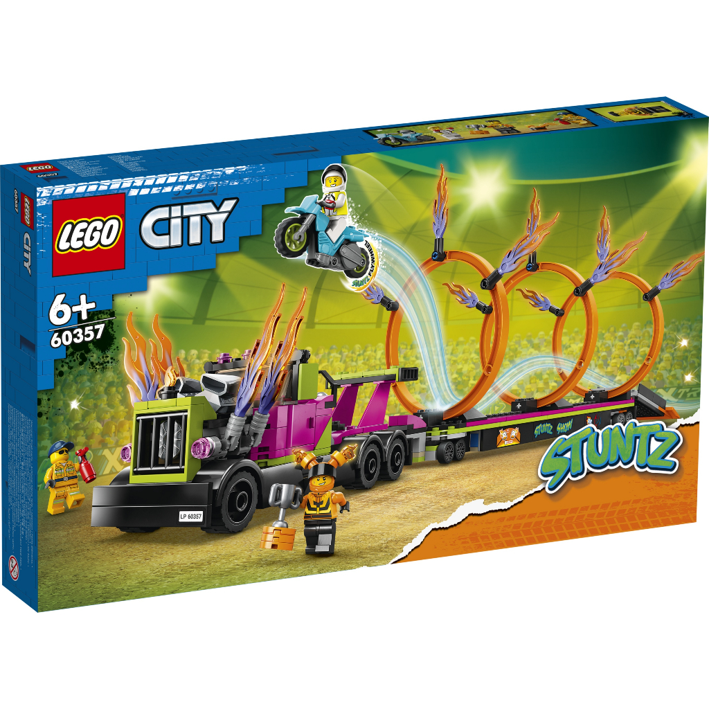 LEGO 樂高 60357 特技卡車和火圈挑戰組