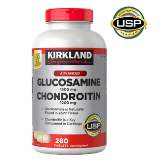 *💖*現貨☆(2027/07)美國Kirkland科克蘭 Glucosamine葡萄糖胺 軟骨素 280顆 關節強效錠