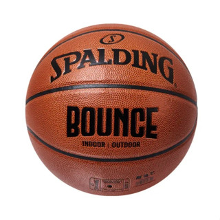 【SPALDING】BOUNCE 籃球-PU-7號球 室內 戶外 訓練 運動 斯伯丁 橘和黑藍(SPB91004)