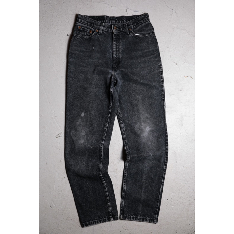 Levi’s 90’s Vintage 525 Black Denim Jeans 早期美製 水洗黑丹寧直筒褲