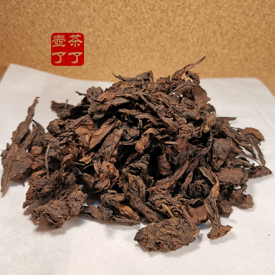 （茶了壺了）*台灣現貨*雲南普洱茶勐海喬木大葉老散茶陳年老熟茶2003年幹倉勐海出品茶廠散茶宜興紫砂壺水平壺標準壺芭樂壺