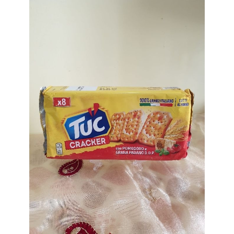 🇮🇹amo義大利代購🇮🇹義大利TUC 非油炸 鹹味餅乾 番茄起司口味 8入獨立包裝