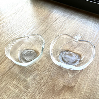 水蜜桃 蘋果 水果造型玻璃器皿 玻璃缽 玻璃碗
