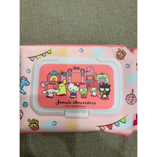 三麗鷗 Hello Kitty 奇幻樂園 輕巧包純水濕紙巾 濕巾 80抽 (加蓋)