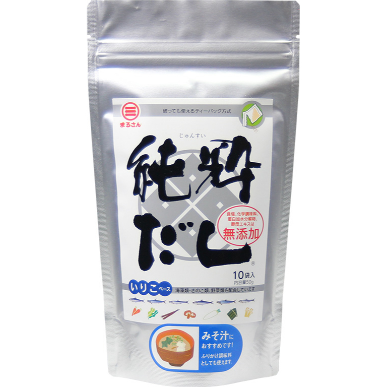 日本 丸三食品 純粹 天然和風高湯包 (沙丁魚風味) 5g*10入 (40包組)