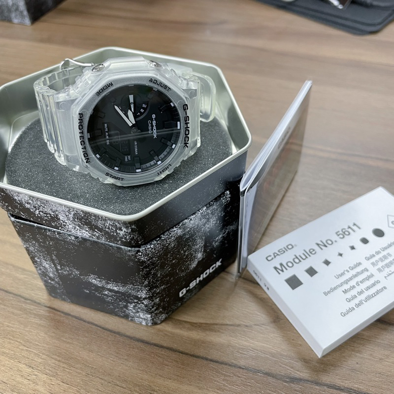 「G-SHOCK」GA-2100SKE-7A 數位防水手錶（全新）