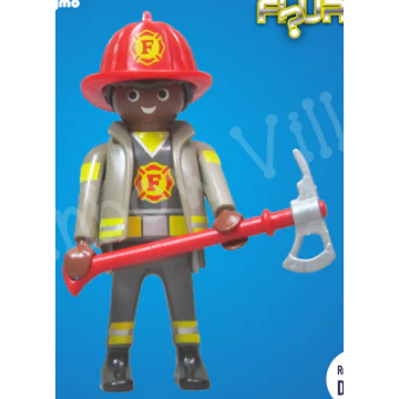 19代 03 消防員 Playmobil 70565 摩比 抽抽樂 人偶包 A10 FIREMAN