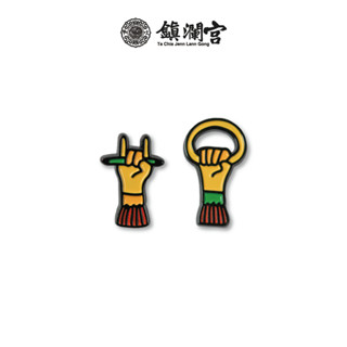 【鎮瀾宮】Q版金屬徽章-三十六執士｜大甲媽胸章｜別針｜收藏