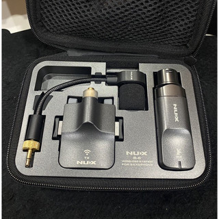 <魔立樂器> NUX B-6 薩克斯風專用無線麥克風 2.4GHz USB充電 專用充電型收納盒 保固一年