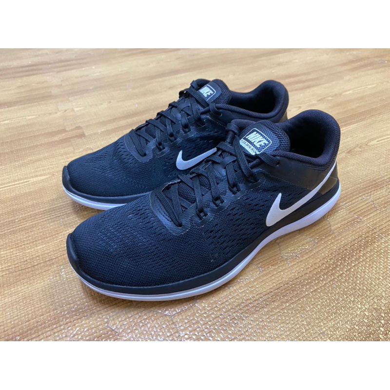 NIKE WMNS 830751-001 運動鞋 US7 24cm FLEX RUN 飛織 輕量 慢跑鞋