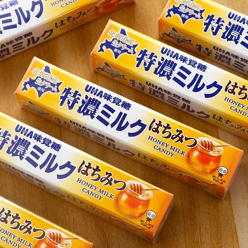 效期：2023/10 特濃8.2牛奶糖 日本零食 UHA味覺糖  蜂蜜牛奶糖 日本牛奶糖