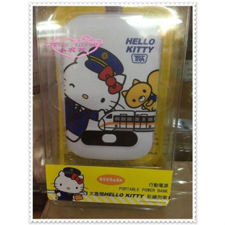 ♥小公主日本精品♥ Hello kitty 列車 行動電源 移動電源 新太魯閣 9000mAh 21105104