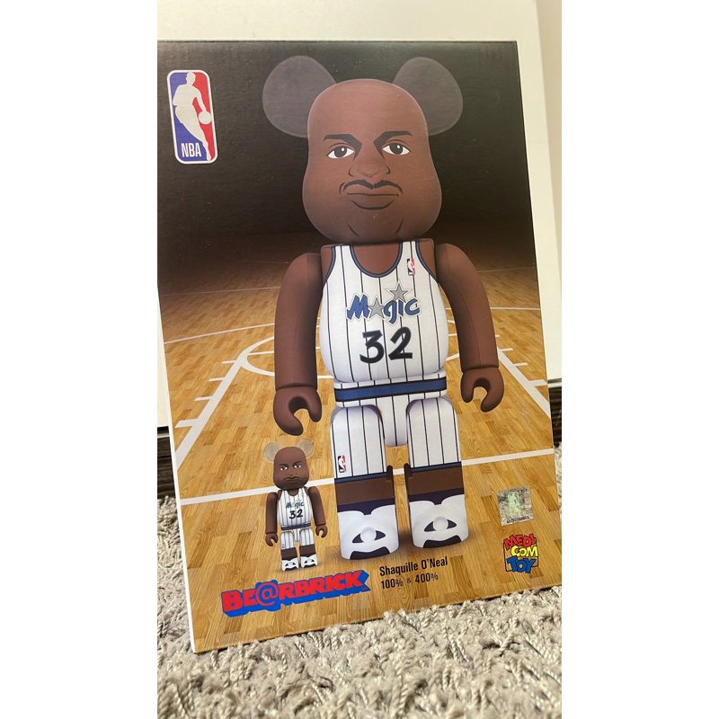 BE@RBRICK 庫柏力克熊 O’Neal 歐尼爾 鯊魚 魔術隊 nba 500%