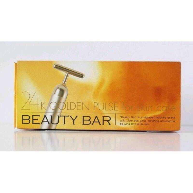 日本專營 日本正品 Beauty Bar 黃金美容棒 24k金 T型美容棒 圓頭型美容棒 電動按摩棒
