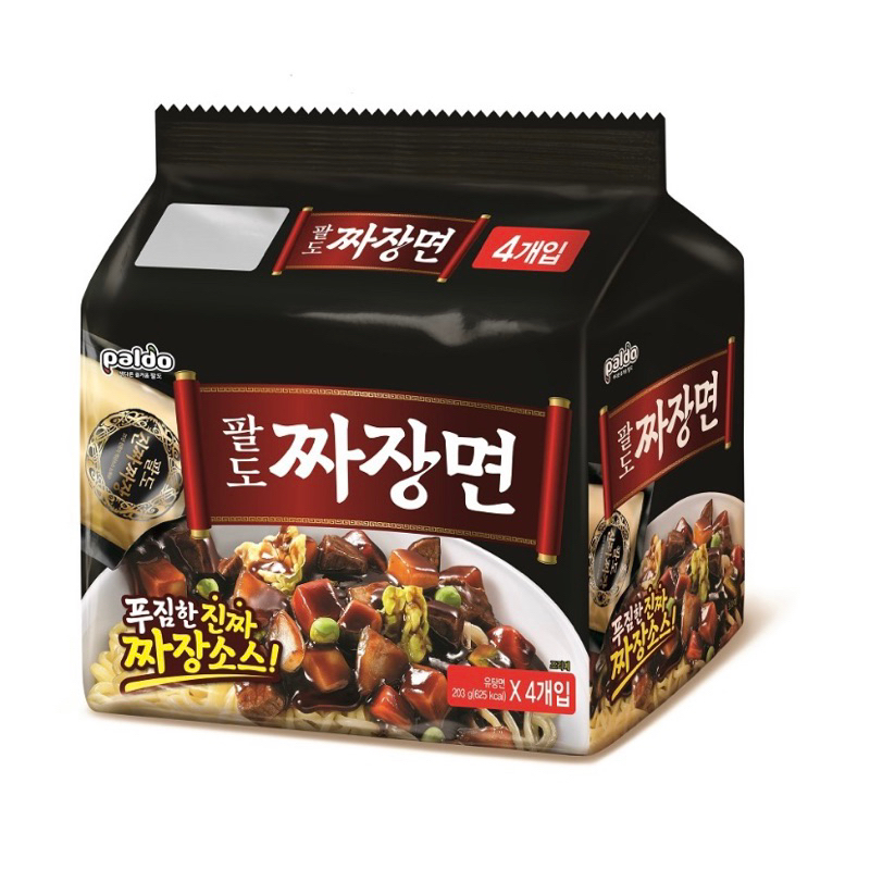 韓國 八道 Paldo 炸醬麵 單包 一袋四入 醬包 韓國當地熱銷 道地美味