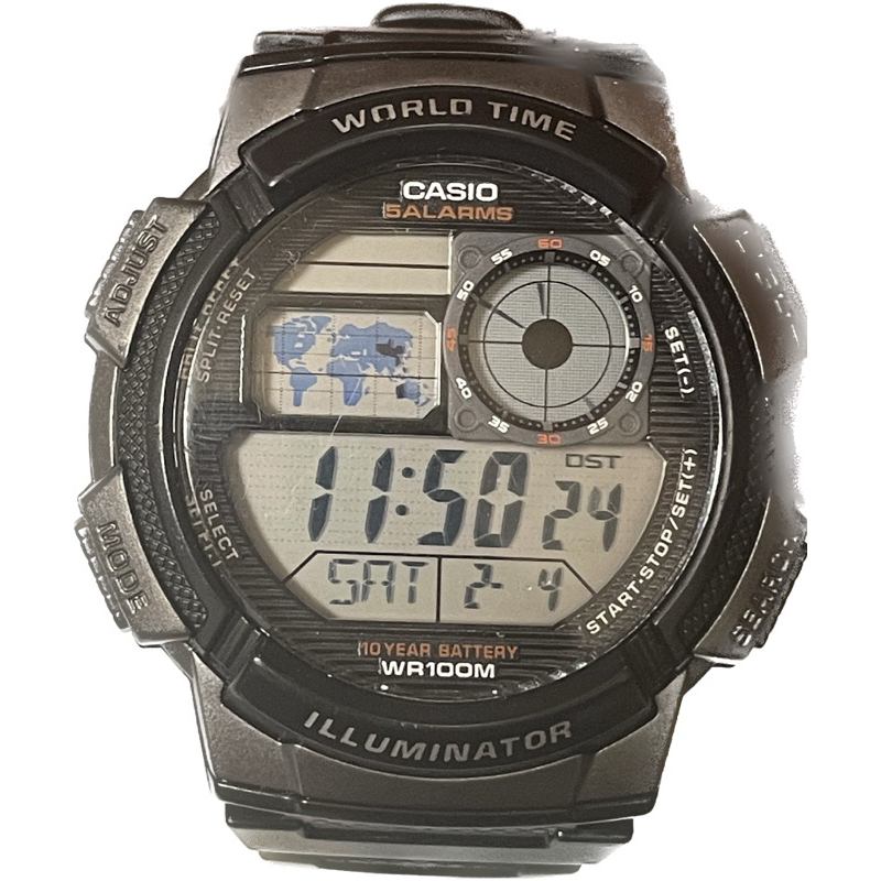 二手 CASIO 卡西歐 AE-1000W-1AV 電子錶