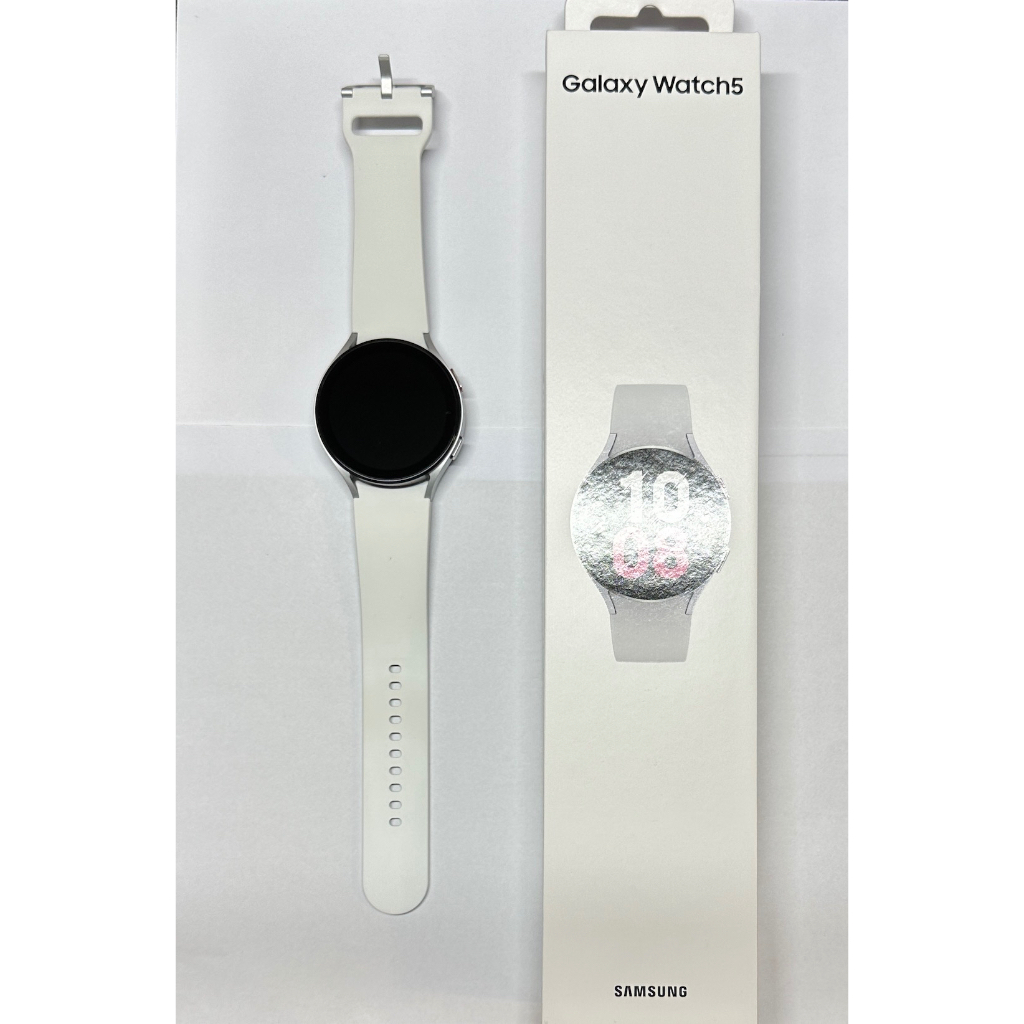 三星 samsung watch5 44mm 藍牙智慧手錶 鋁合金 Silver 辰矅銀 9成5新古機 現貨 保固內