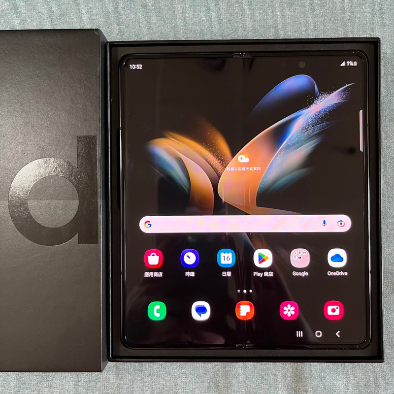 SAMSUNG Z Fold 4 256G 綠95新 保固內 功能正常 二手 7.6吋 三星 折疊 zfold4 台中