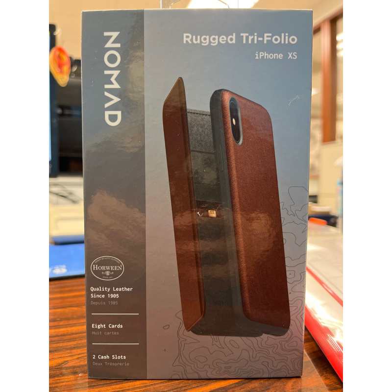 NOMAD Rugged Tri-Folio iPhone XS 手機殼