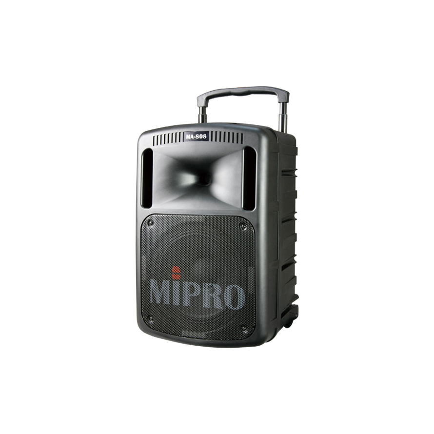 MIPRO MA-808 豪華型手提式無線擴音機 (附手握無線麥克風*2)
