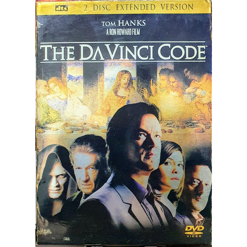 ~艾瑞克~ 電影 達文西密碼 THE DAVNCI CODE 雙DVD 特殊反光紙盒包裝 8成新
