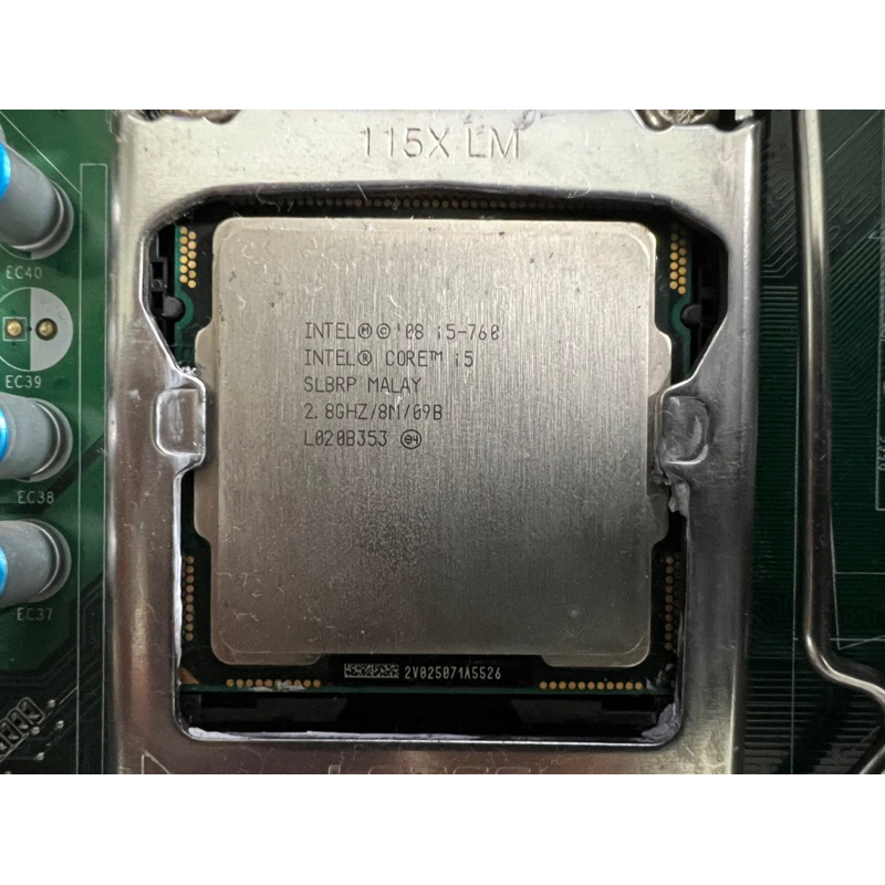 1/3系統 i5-760 2gddr3*4主機板（二手）