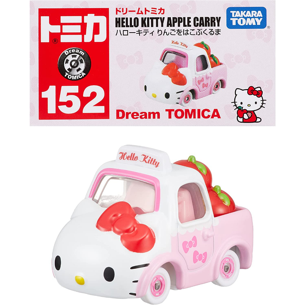 ☆勳寶玩具舖【現貨】TOMY 多美小汽車 DREAM TOMICA  #152 凱蒂貓 HELLO KITTY 蘋果貨車