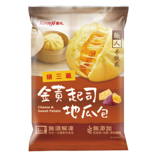 健司纖三薯 金黃起司地瓜包6入(冷凍)390g克 x 1Bag袋【家樂福】