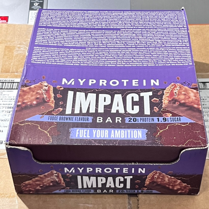 即期優惠 Myprotein Impact 夾心高蛋白棒 軟心布朗尼 12入 盒裝